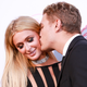 Paris Hilton and fiancé. Image via Getty.